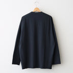 綿ミニ裏毛 製品洗カットソー #GRAY [HP-T013-051]