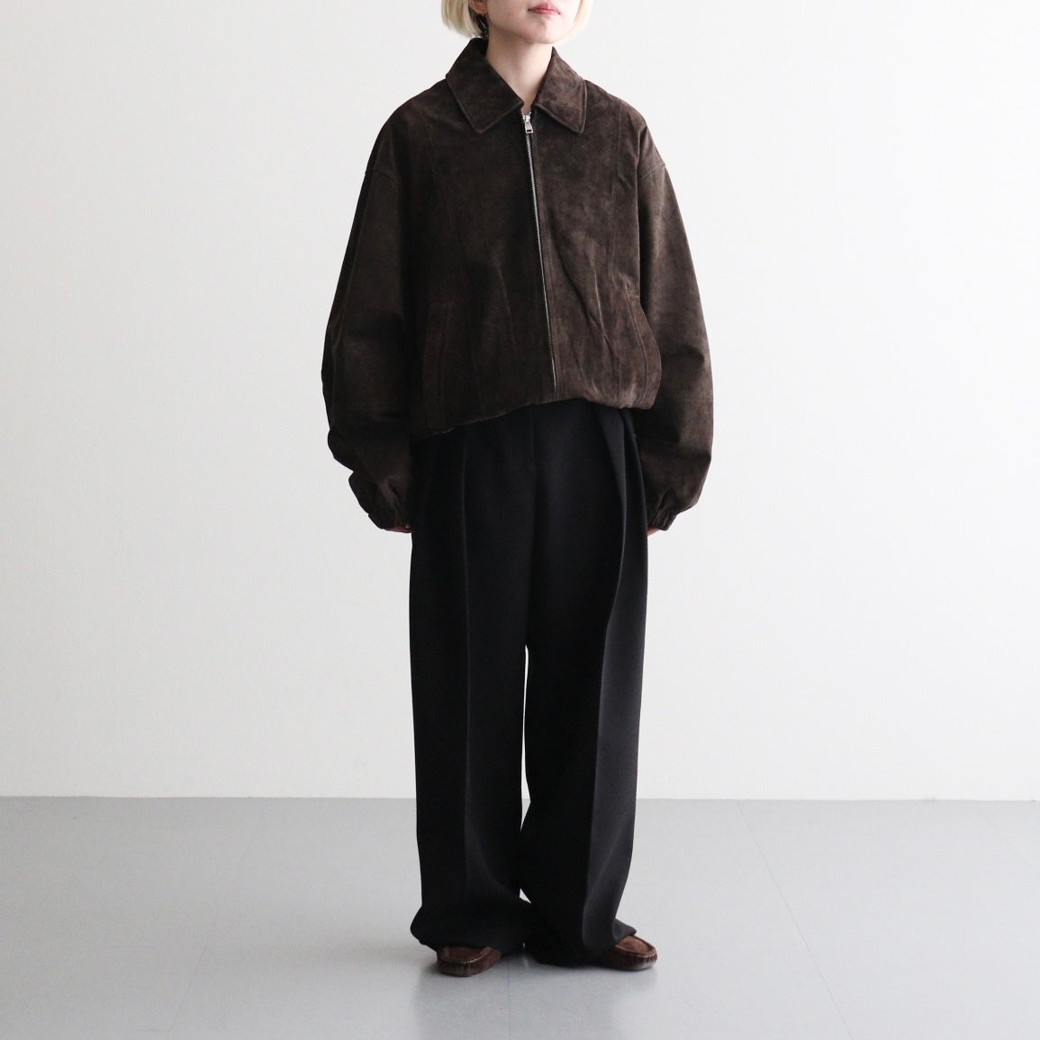 女性モデル(マツオ):156cm　着用サイズ:36