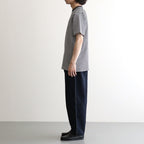 ムラ糸Tシャツ Slub Yarn T-Shirt #WHITE/NAVY [31061007]