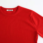 HIGH TWIST WOOL KNIT P/O #RED [A25AP05CK]