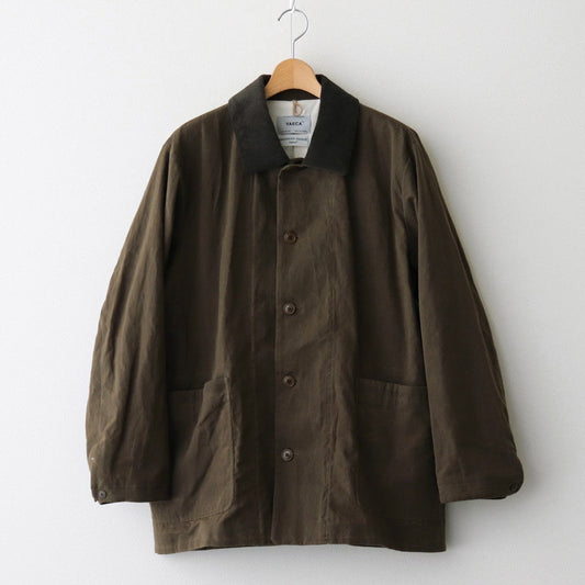 BUTTON JACKET #olive oiled [44553]