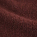 Cashmere V Neck #BORDEAUX BROWN [I25AW-IBC63]