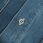 DENIM PULLOVER SHIRT #FADE INDIGO [FSC261-50187FB]
