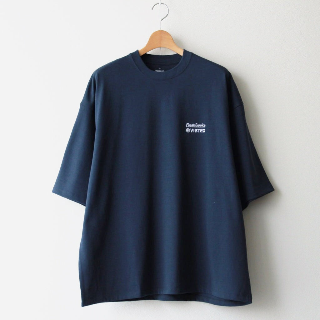 VIBTEX for FreshService S/S CREW NECK TEE #NAVY [FSC244-70176B]