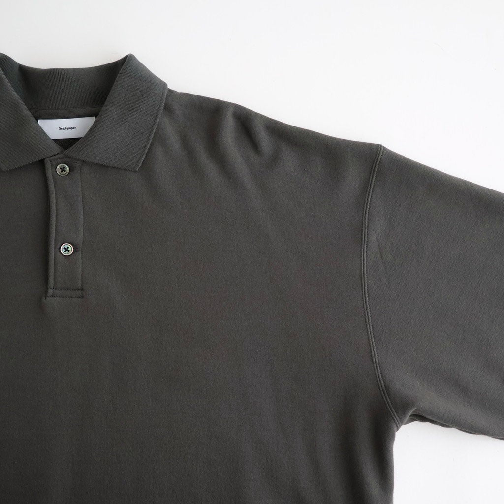AZUMA Terry Pullover Polo Sweat #GRAY [GU263-70251B]
