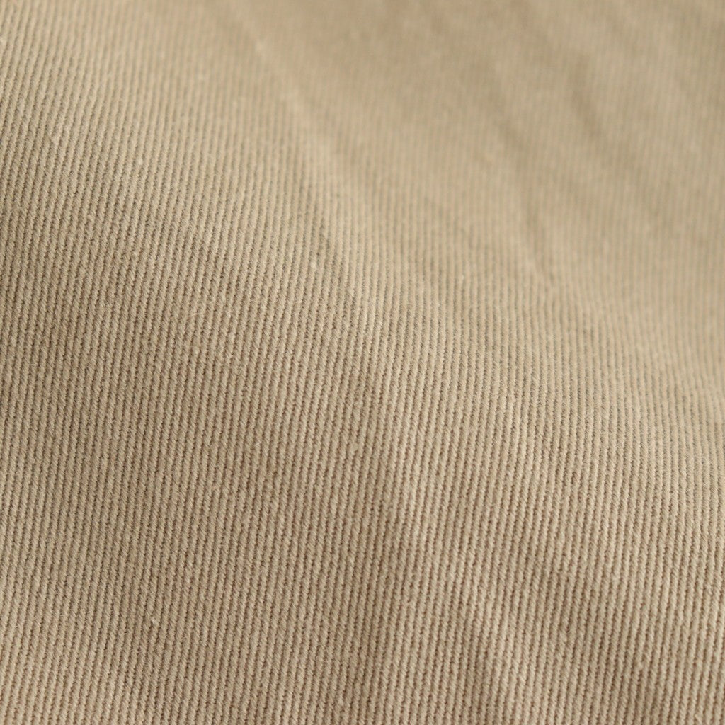 CHINO CLOTH PANTS TWO TUCK STRAIGHT #khaki [15606]