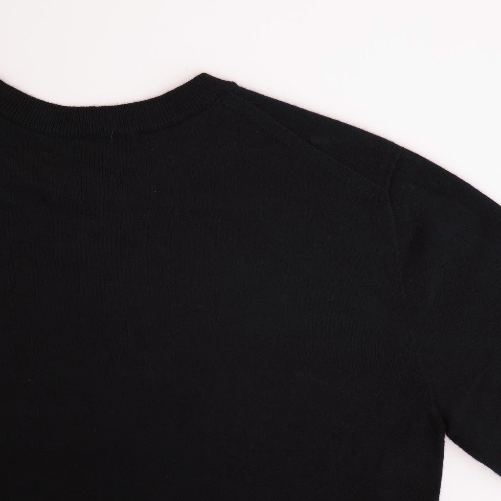 Wool Cashmere Seamless Knit #BLK [12520538]