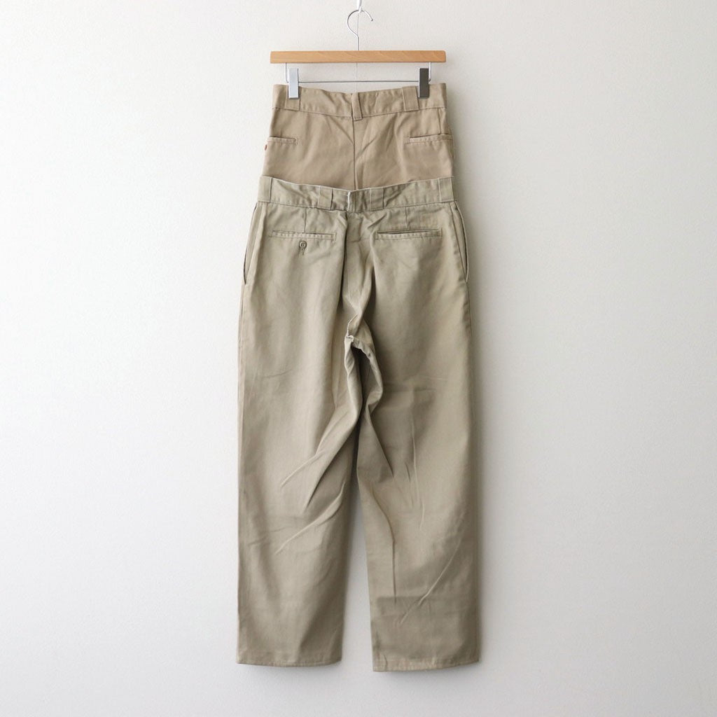 W WAIST CHINO PT #BEIGE A [Q25A-T064]