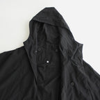 FMFOCT| Nylon Tussor Garment Dye Mod Coat #BLACK [RB_FR1003CT]
