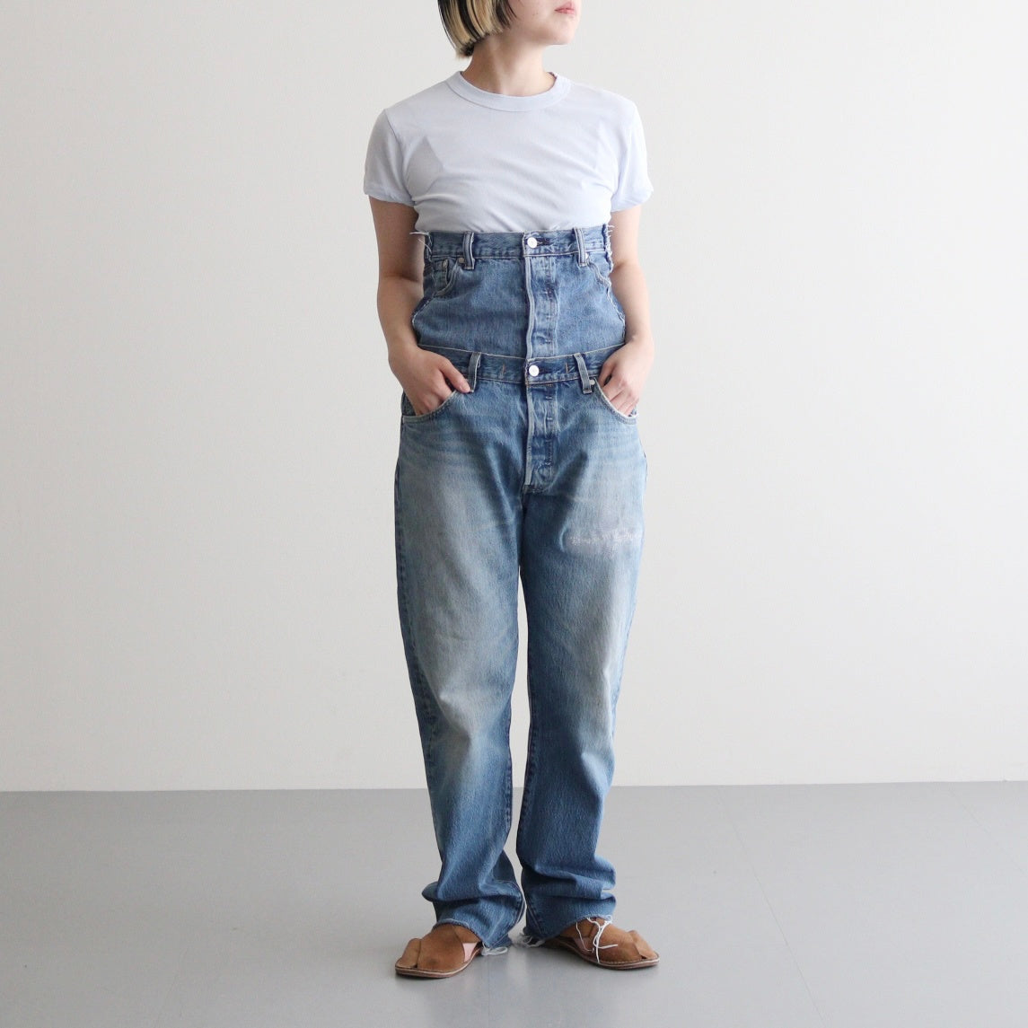 W WAIST DENIM PT #SIZE:1 B [Q25A-T018]