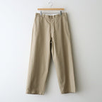CHINO TROUSERS - WIDE STRAIGHT #KHAKI [11062601]