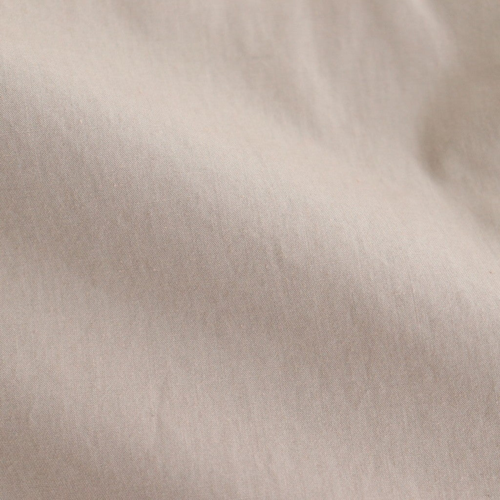 FHFSSH - コットン・ ポリコア タイプライター 半袖シャツ #20 Light Greige [SN_FR0405SH]