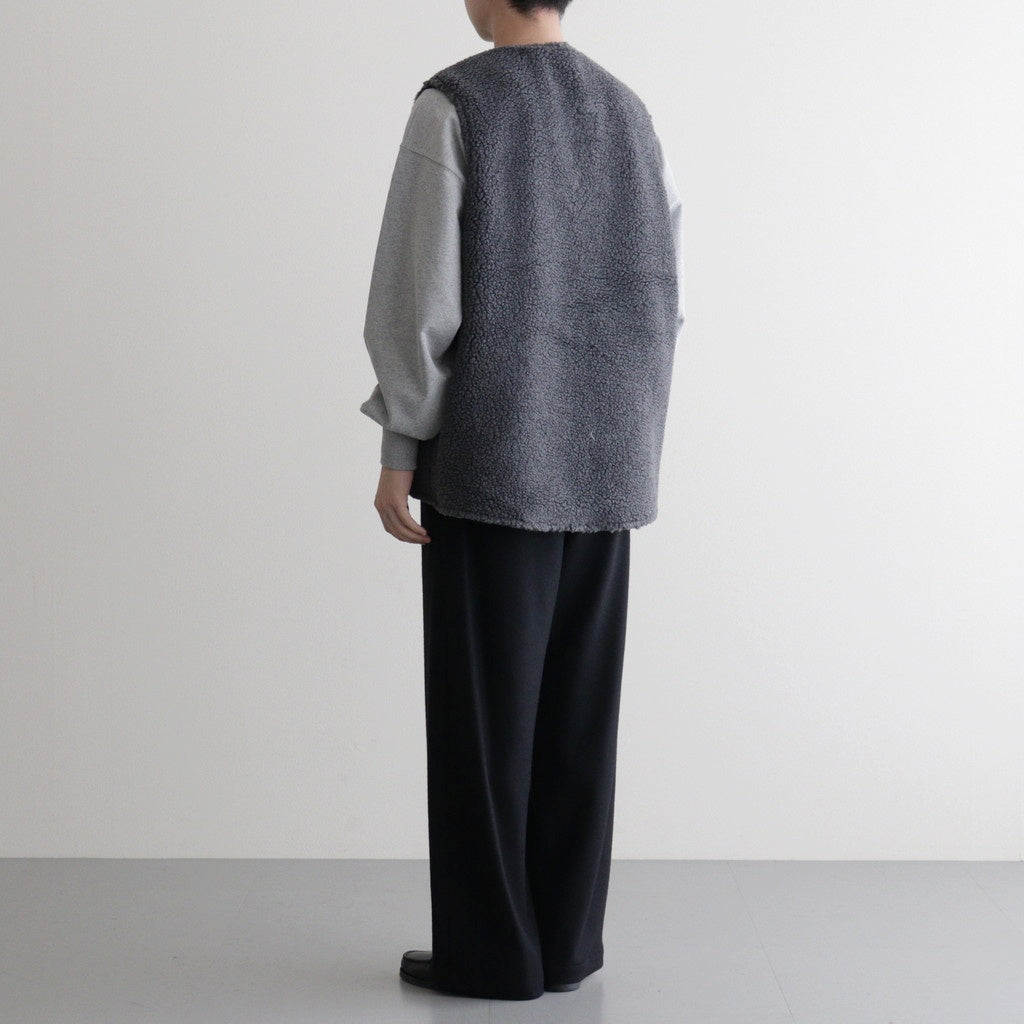 FLANNEL CHECK REVERSIBLE VEST #DARK NAVY [FSC253-30128]