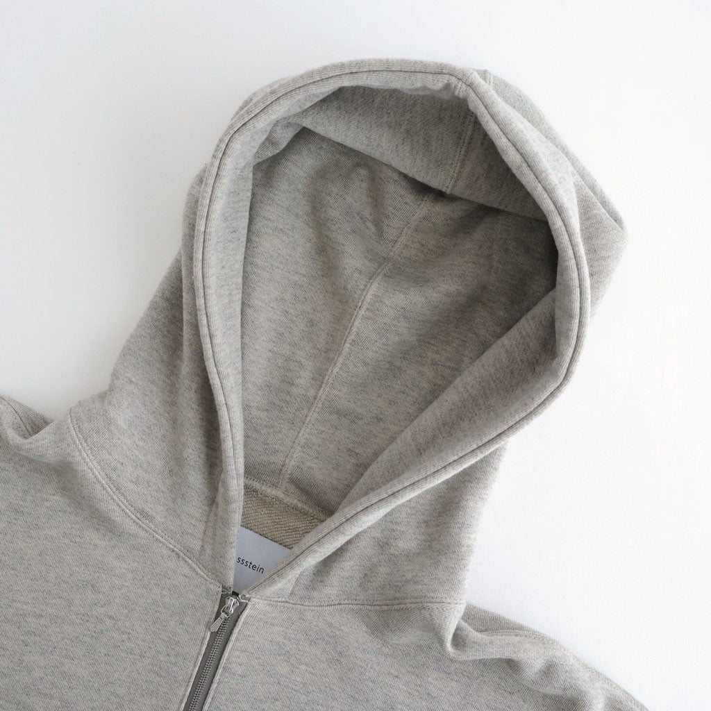 COTTON CASHMERE SWEAT ZIP HOODY #GREY [ST.1469]