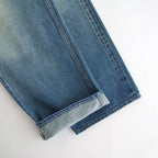 SELVEDGE FADED HEAVY DENIM WIDE PANTS #FADED INDIGO [A25AP03DH]