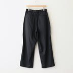 Silicon Poplin Two Tuck Easy Pants #BLACK [GM251-40148]