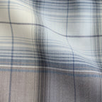 SUPER LIGHT WOOL CHECK SHIRT #BLUE GRAY CHECK [A26SS01LC]