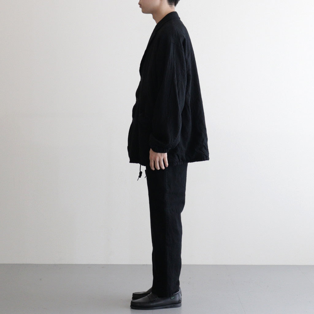 ウールサージ 製品縮絨トラウザー #BLACK [HP-P105-051] – ciacura