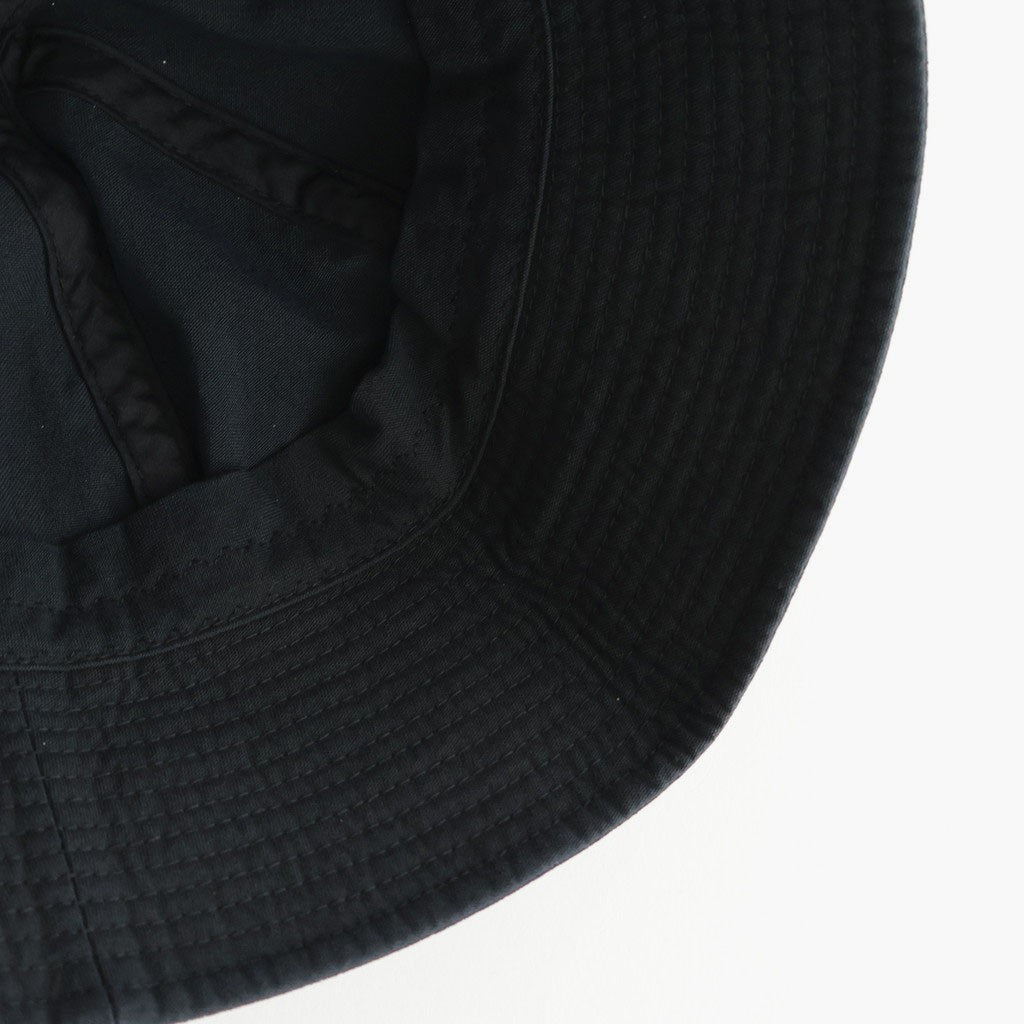 ナイロンオックス製品染セーラーハット #BLACK [HQ-K601-051]