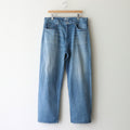 SELVEDGE FADED LIGHT DENIM WIDE PANTS #LIGHT INDIGO [A25SP03DE]