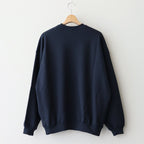 AZUMA Terry Crew Neck Sweat #NAVY [GU253-70240B]