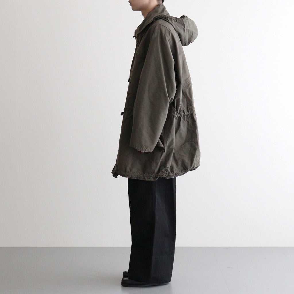 KATHARINE HAMNETT Recycle Polyester Half Coat #OLIVE [YK25FW01128C