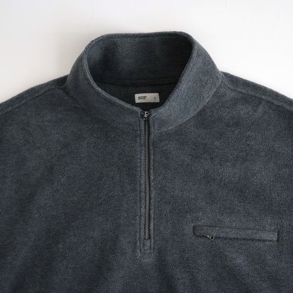 Tourist Fine Fleece Half Zip-up #HEATHER GRAY [AOFWTS003]