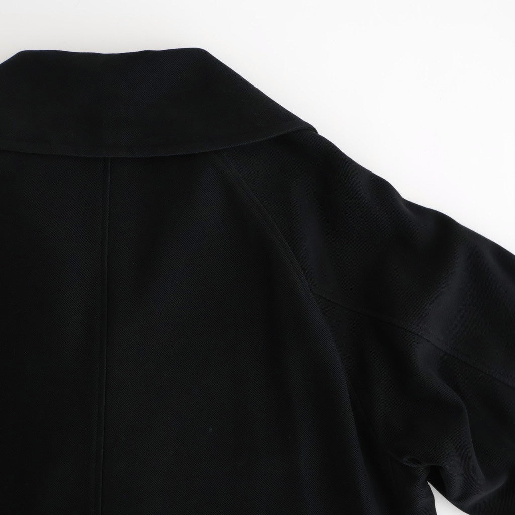 Supima Moleskin Coat #BLACK [GM253-10274B]