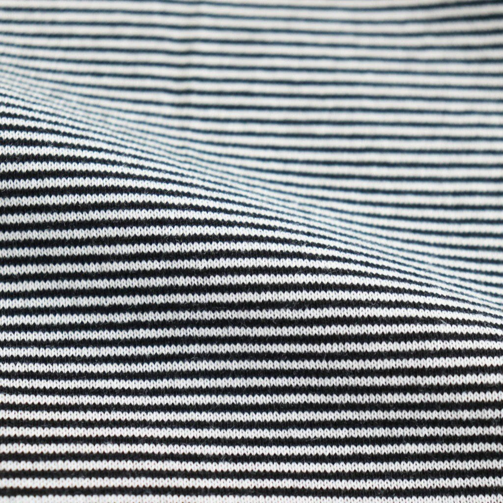 MICRO BORDER S/S TEE #WHITE × BLACK [FSC261-70167]