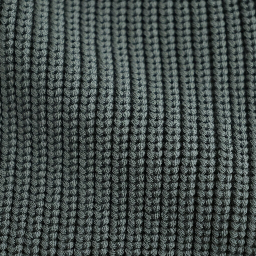 BATONER ウール梳毛片畔 ジップカーディガン #KHAKI [HR-N003-051]