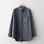 Oxford L/S Oversized B.D Shirt #GRAY [GM261-50021B]