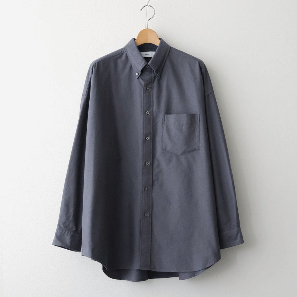Oxford L/S Oversized B.D Shirt #GRAY [GM261-50021B]