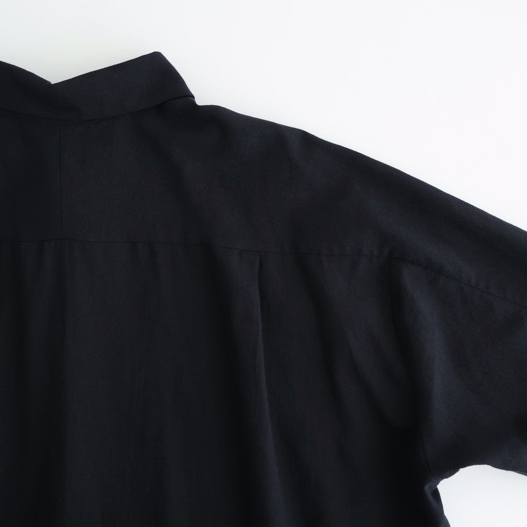 ヨークスリーブシャツ-P #BLACK [D225-T810-P]