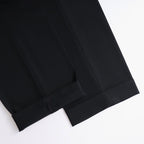 Flow Wide Turn-up Pants #Black [AOEFPT012]