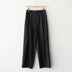 Lightweight Tuck Trousers #BLK [12520704]
