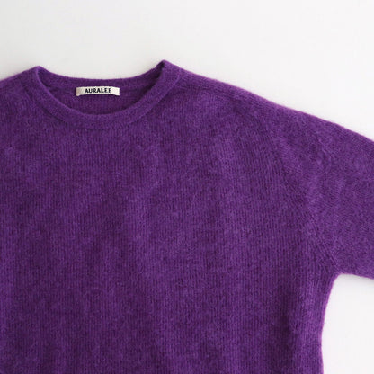 BABY SURI ALPACA SHEER KNIT P/O #PURPLE [A24AP02AK]