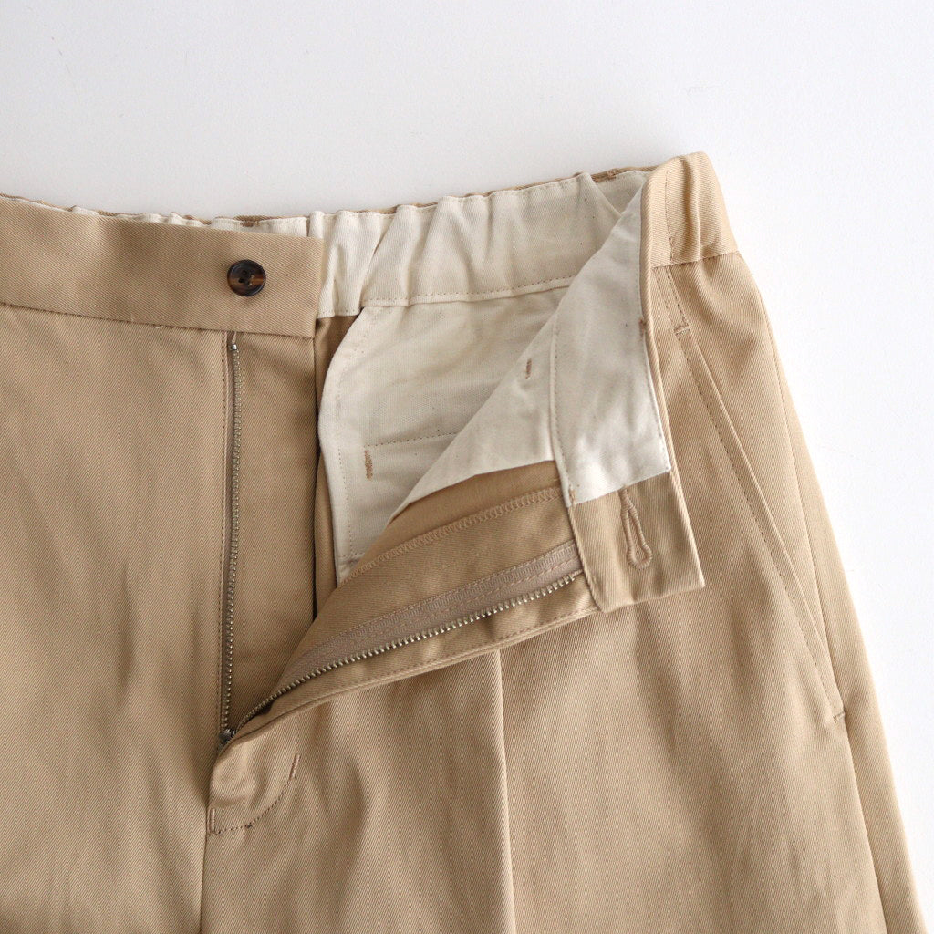 Westpoint Chino Wide Straight Trousers #BEIGE [GM243-40069B]