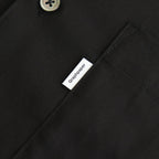 Solotex Twill S/S Oversized Box Shirt #BLACK [GM252-50001B]