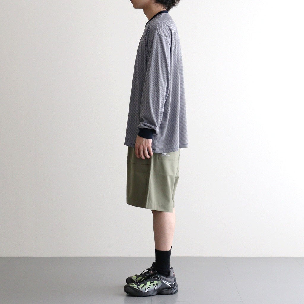 COOLFIBER® RIPSTOP BAKER SHORTS #KHAKI [FSC262-40011]