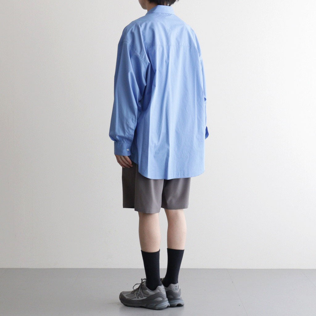 Wool Washer Tropical 2Pleated Easy Shorts #GRAY [YK26SS01174P]