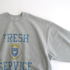 LIGHT OZ CREW NECK SWEAT - COLLEGE #H.GRAY [FSC253-70017]