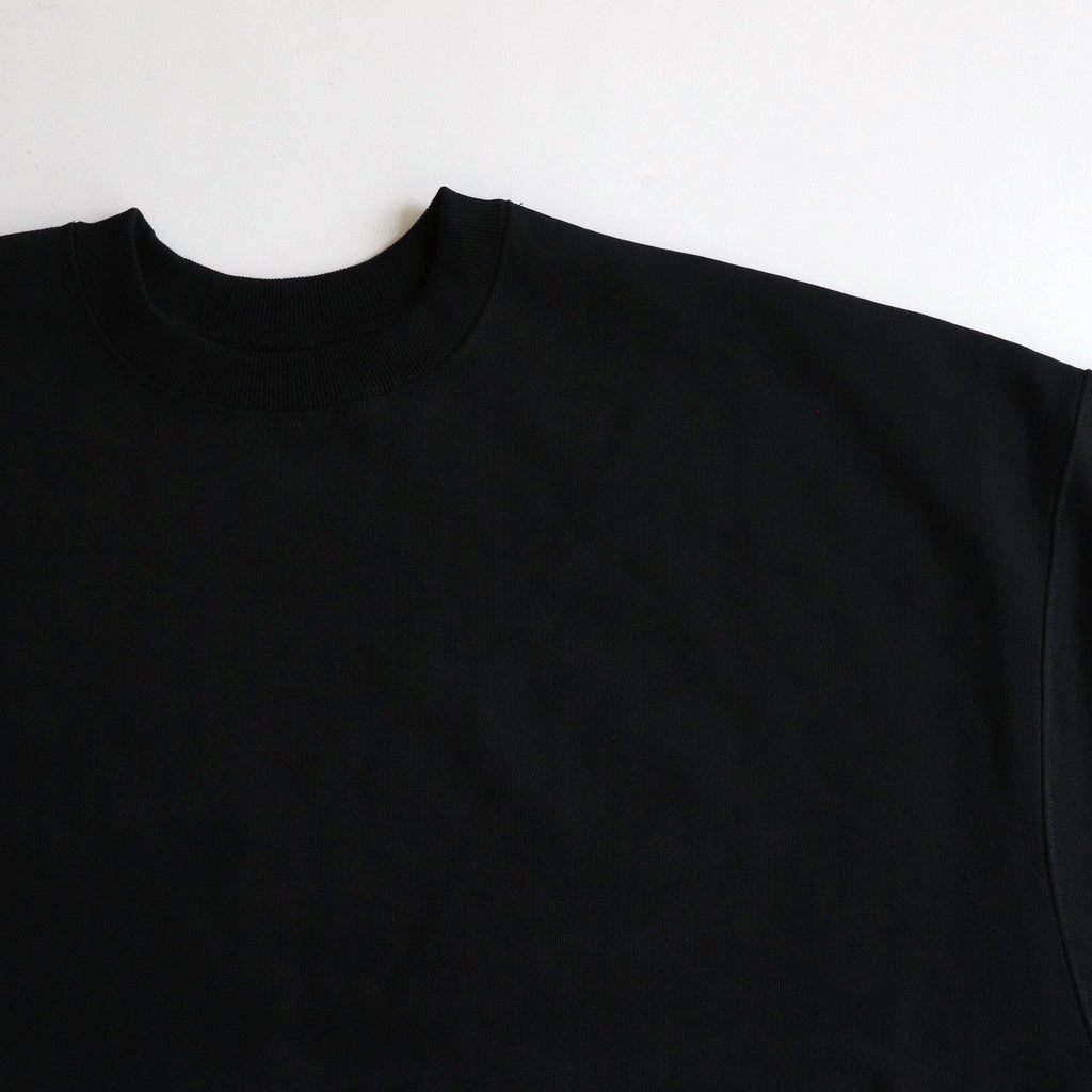 LIGHT OZ CREW NECK SWEAT #BLACK [FSC251-70160B]