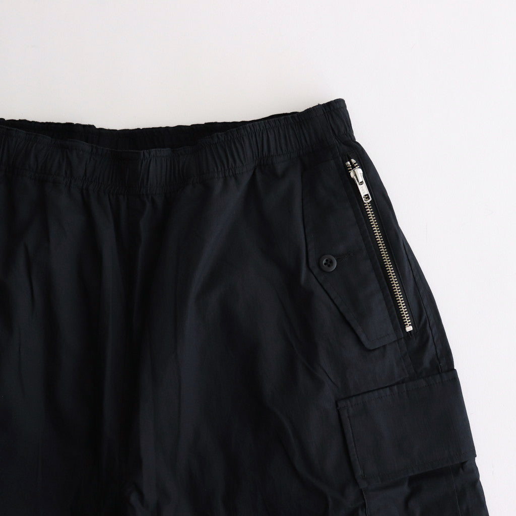 TYPEWRITER REVERSIBLE CARGO PANTS #BLACK [FSC243-40008]