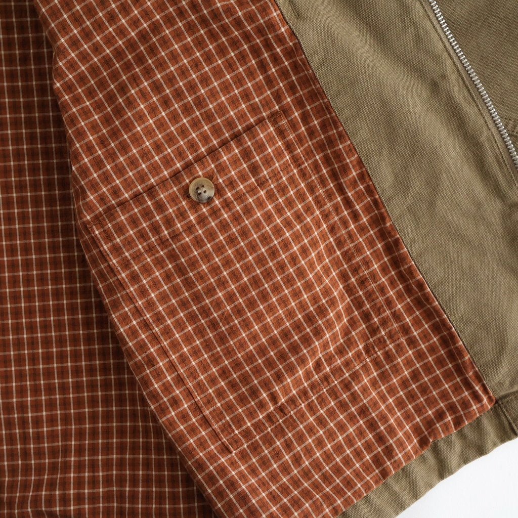 綿オックス 製品加工ブルゾン #BEIGE [HP-J016-051]