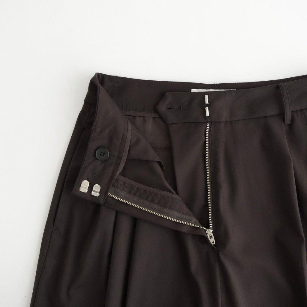 Lightweight Tuck Trousers #D/BRN [12610723]