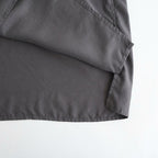 CUPRO OPEN COLLAR SHIRT #GRAY [YK26SS01287SH]