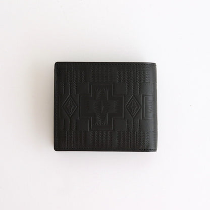 Pendleton - half folded wallet #black/Harding emboss [pd-c-hfw]