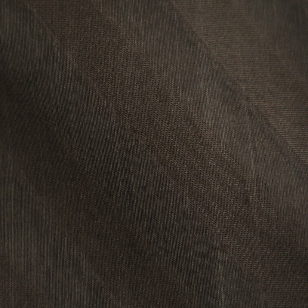 SHEER SILK COTTON CUT JACQUARD PENCIL SKIRT #DARK BROWN [A26SS02SO]