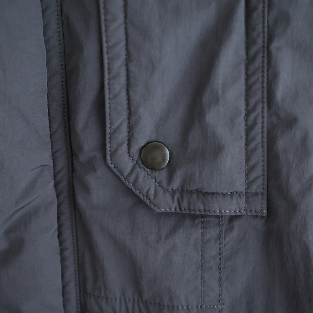 Puffer Military Coat #Charcoal [YK26FW01351C]