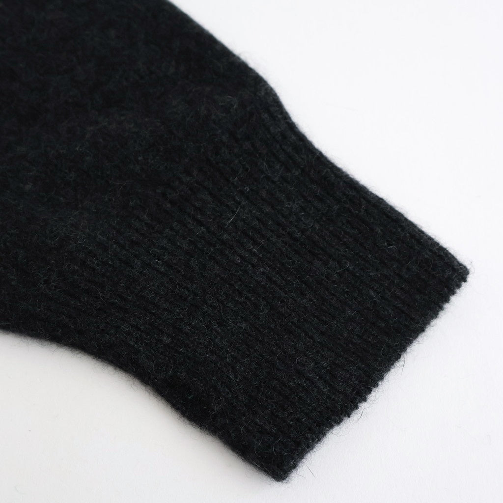 Cashmere Wholegarment Crewneck Sweater #CHARCOAL [YK25FW01116S]
